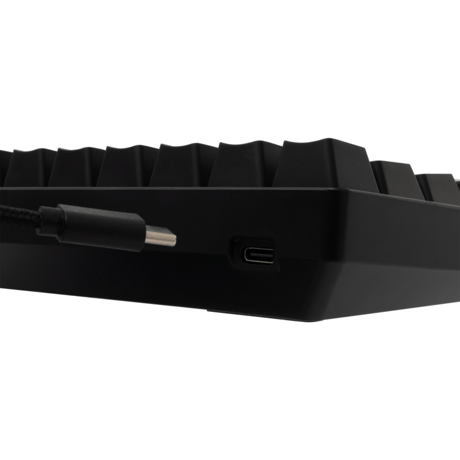 Tastatura Gaming cu Fir White Shark SHINOBI 2 Layout US Blue Switch Negru — imaginea 5