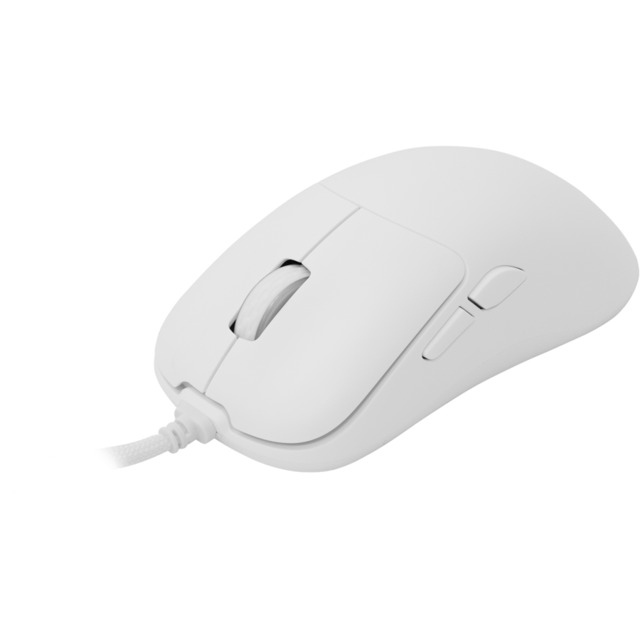 Mouse Gaming cu Fir White Shark GRAPHENE 6D USB 2.0 12400DPI Alb — imaginea 4