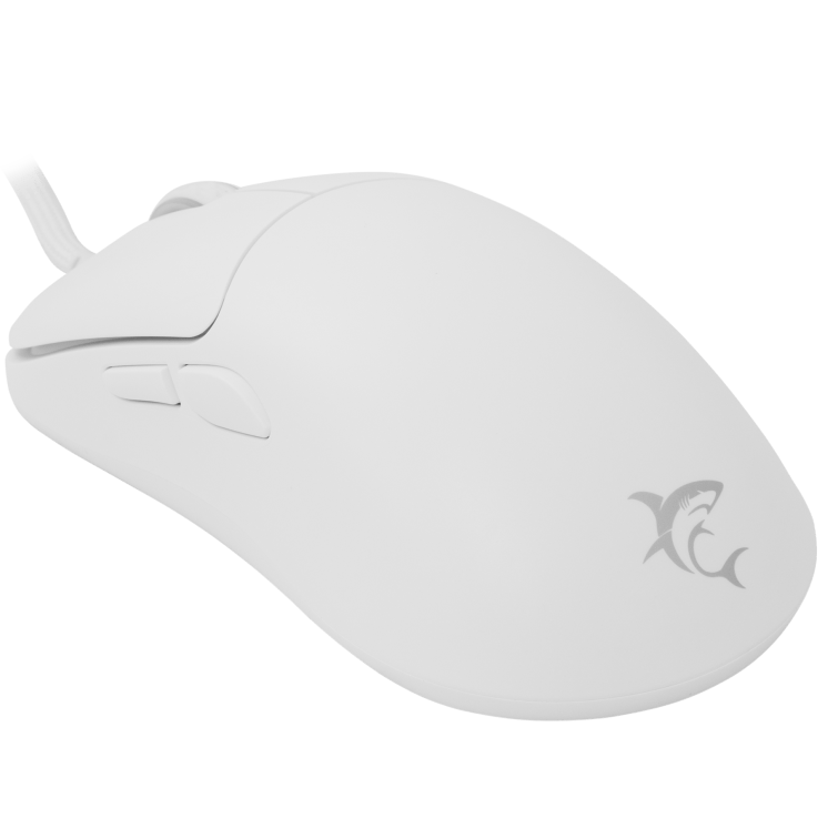 Mouse Gaming cu Fir White Shark GRAPHENE 6D USB 2.0 12400DPI Alb — imaginea 6