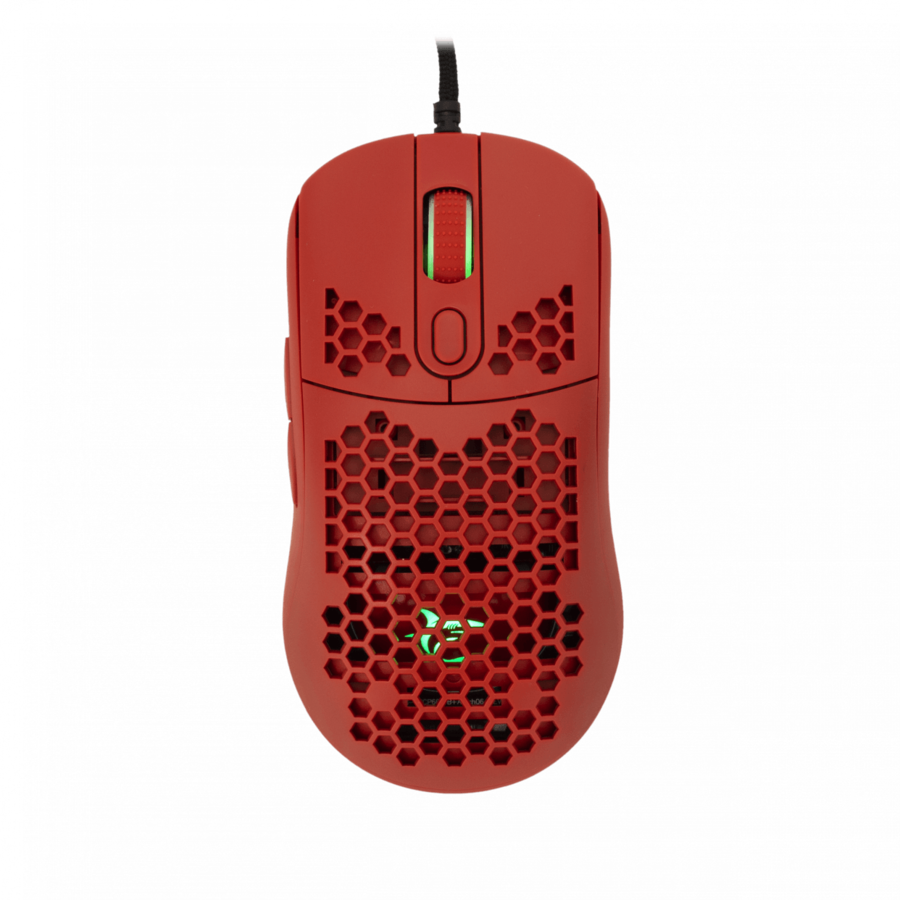 Mouse Gaming cu Fir GALAHAD 6D 7200DPI Iluminare RGB Rosu