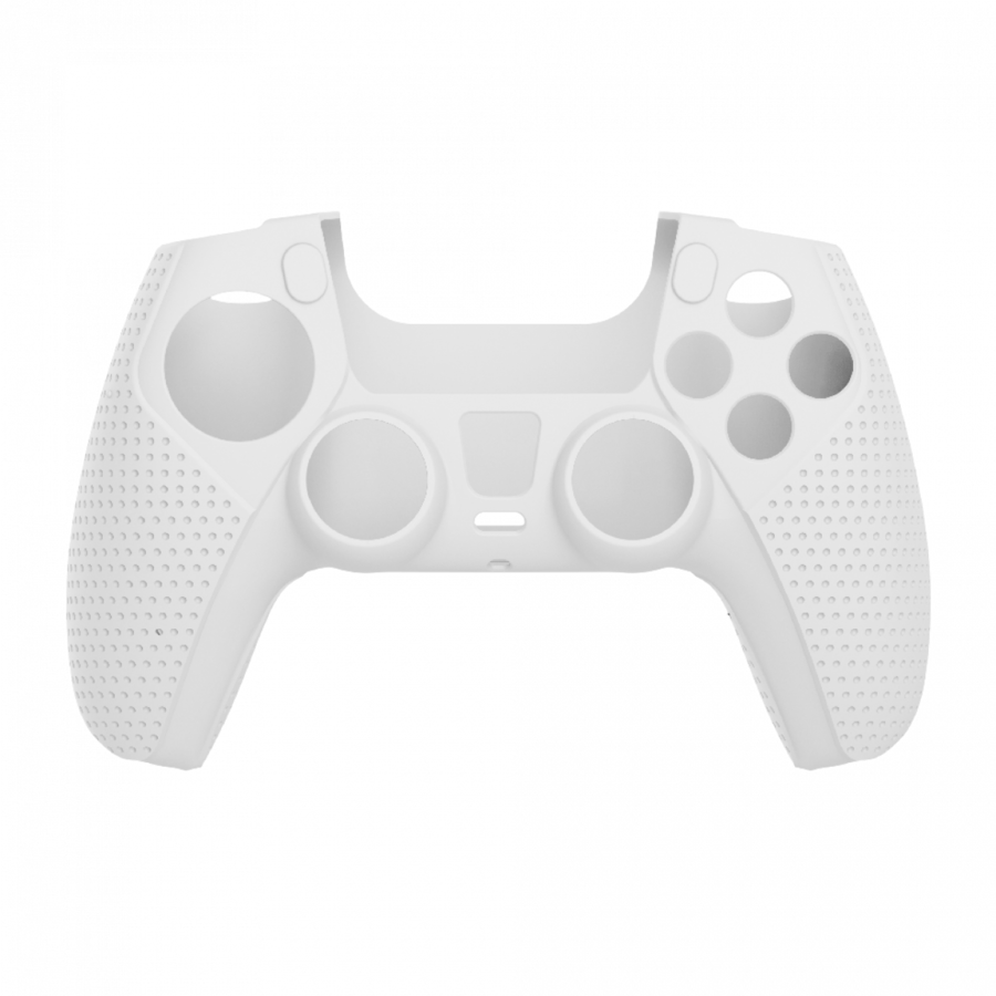Husa Silicon pentru Controller BODY LOCK Compatibila cu PS5 Alb