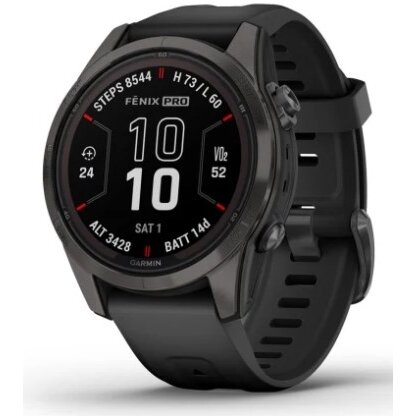 Smartwatch Fenix 7S Pro 3.05Cm 1.2Inch MIP 42 mm Digital 240 x 240 Pixeli Touchscreen Black