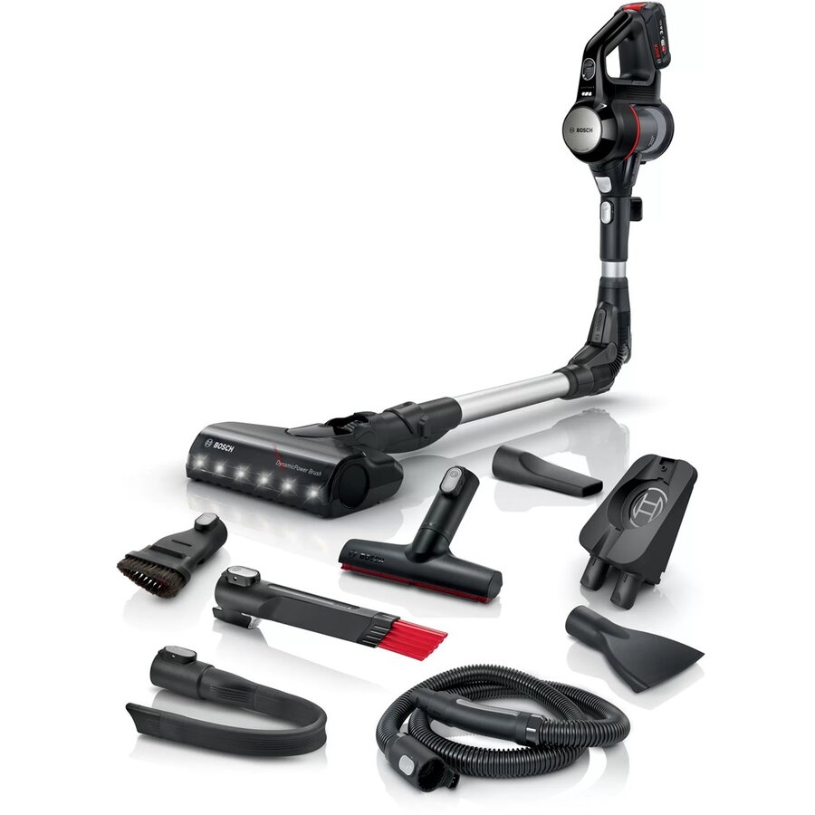Aspirator BCS711PET Stick vacuum Battery Dry Bagless 0.3 L Black, Red 3 Ah - imagine 2