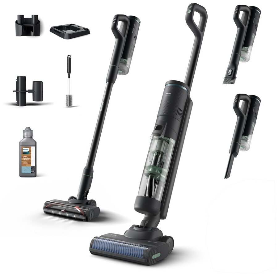 Aspirator 7000 Series XW7263/11 2-in-1 Battery Dry&wet Bagless 0.45L 160W Negru