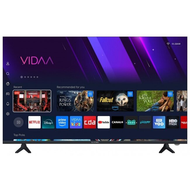 Televizor Elegance Vidaa 43inch 108cm DLED 4K UHD DVB-S2/C/T2 3xHDMI 2x USB WI-Fi Bluetooth SmartTV 50Hz Negru