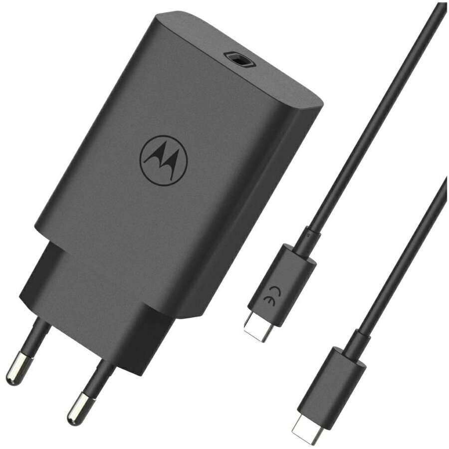 Incarcator TurboPower, USB-C, 68W, Cablu USB-C/USB-C 1m inclus, Negru