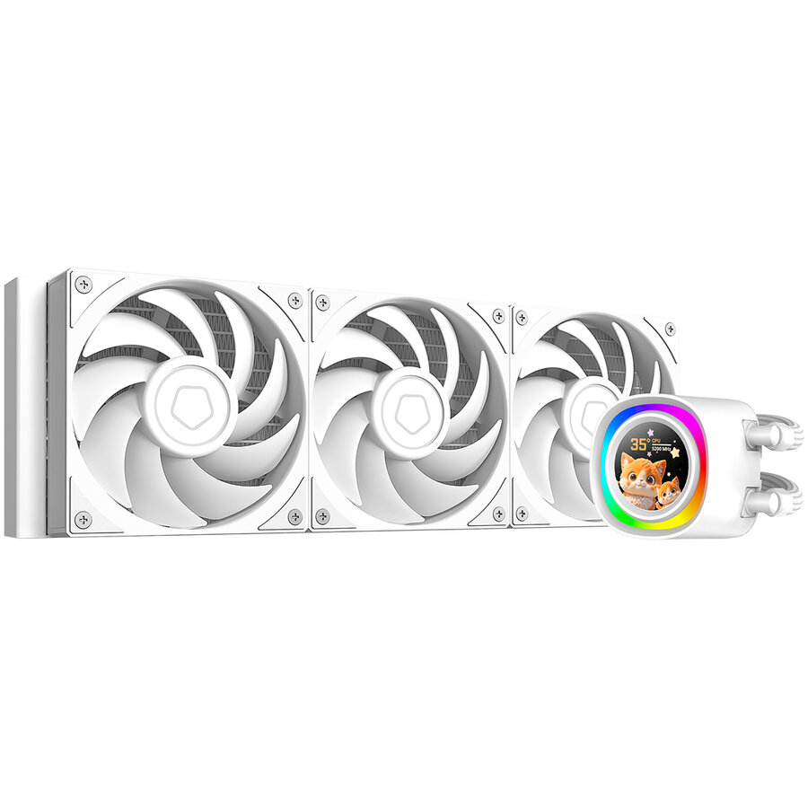 Cooler Procesor ID-Cooling FX360 LCD PE Alb