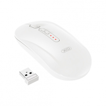 Mouse Wireless M13 Silent Tri-mode 1600DPI BT / Wi-Fi Alb