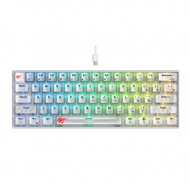 Tastatura Gaming Wired USB KB903L RGB 1.8m Alb