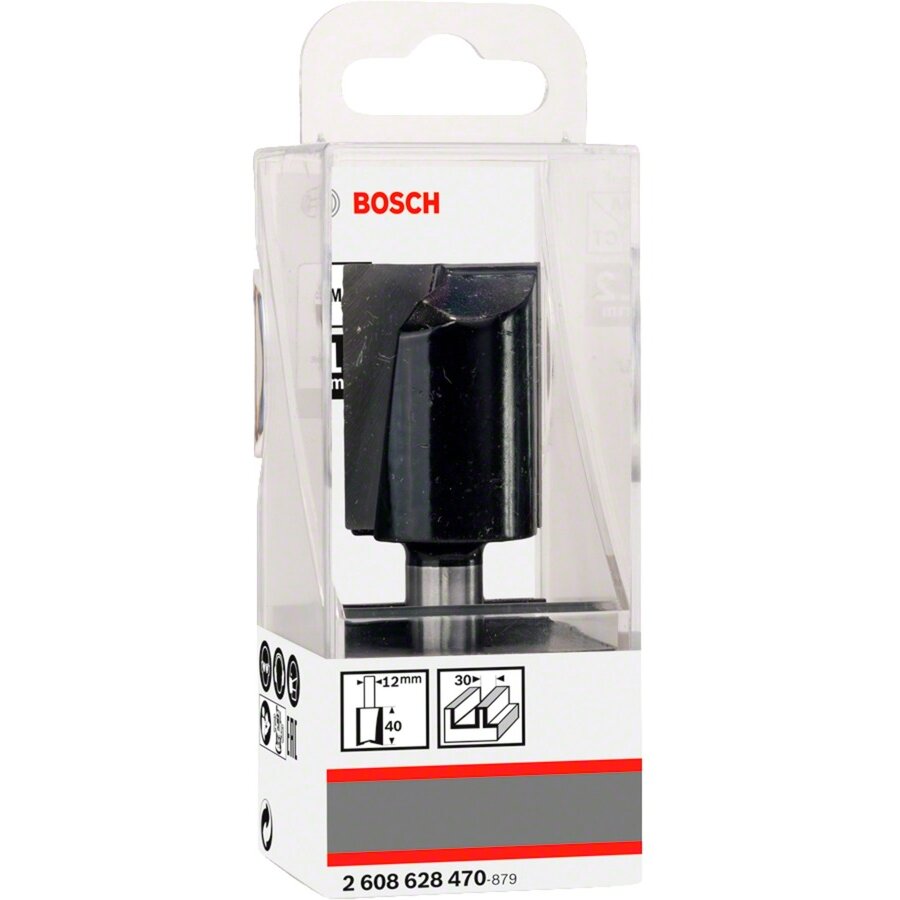 Bosch Standard for Wood Groove Cutter, 30mm, working length 40mm (shank 12mm, double-edged)