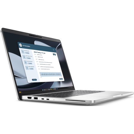 Laptop Dell Pro 14 Plus FHD+ AMD Ryzen 5 220 16GB 512GB SSD Windows 11 Pro Platinum Silver
