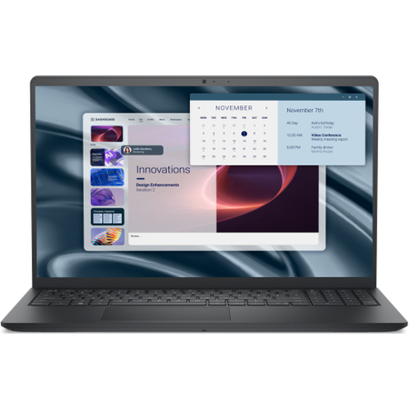 Laptop Dell Pro 15 Essential FHD 15.6 inch AMD Ryzen 5 7520U 8GB 512GB SSD Windows 11 Pro Carbon Black