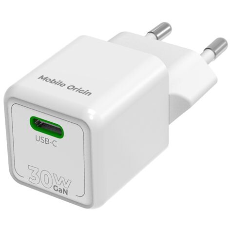 Incarcator retea Mobile Origin PW23, USB-C, 30W, 3A, Fast Charging, Alb - imagine 2