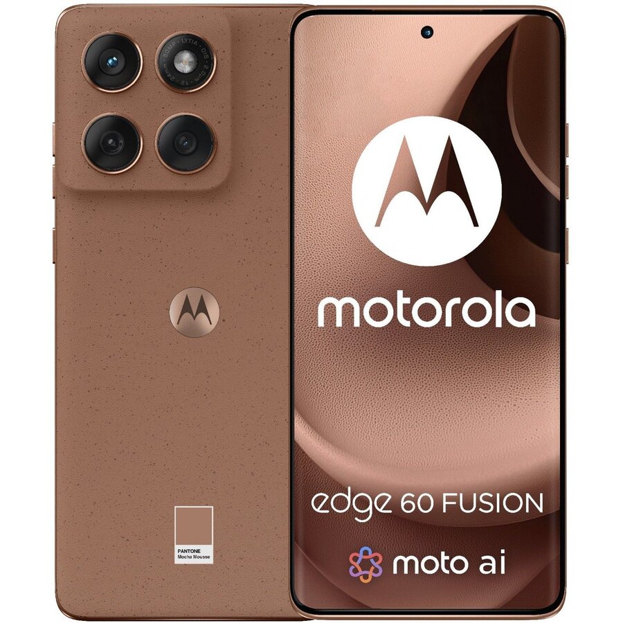 Telefon mobil Edge 60 Fusion 256GB 8GB RAM Dual Sim 5G Mocha Mousse