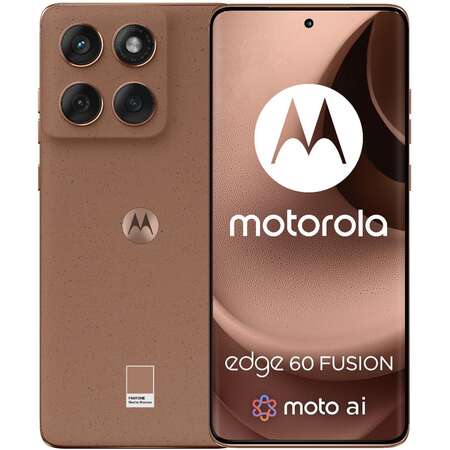 Telefon mobil Motorola Edge 60 Fusion 256GB 8GB RAM Dual Sim 5G Mocha Mousse