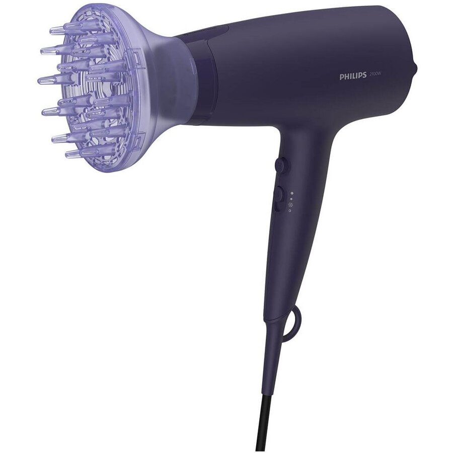 Uscator de Par BHD360/20 Putere 2100W 3 Trepte Temperatura 2 Viteze Functie Ionica Thermo Protect Albastru