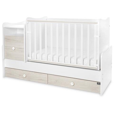 Pat Transformabil Trend Plus 167 x 72 x 105CM Trio White Light Oak