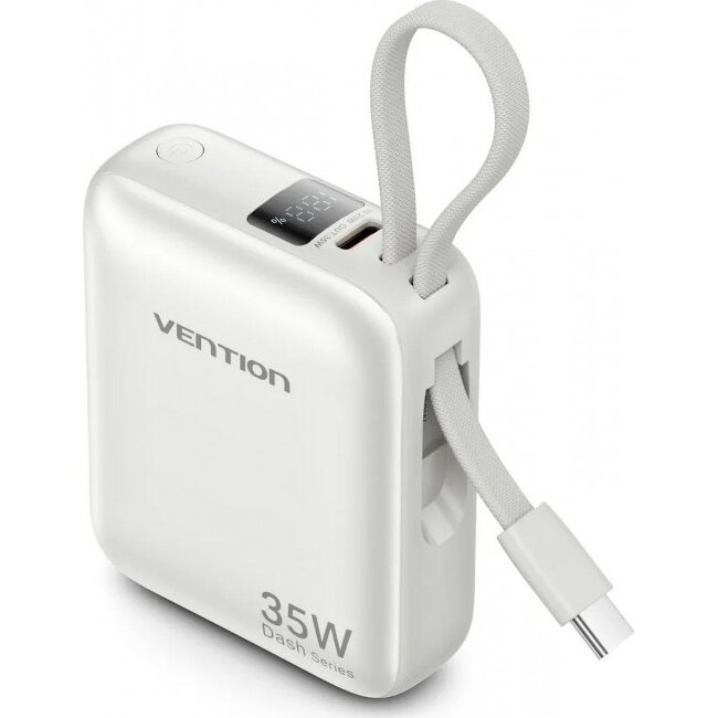 Baterie Externa 10000mAh 35W PD USB-C Bej