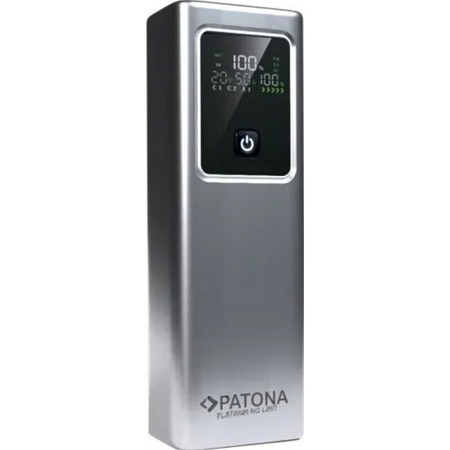 Baterie Externa Platinum Luxury One PD100 20000mAh PD 100W USB-C + USB-A Gri