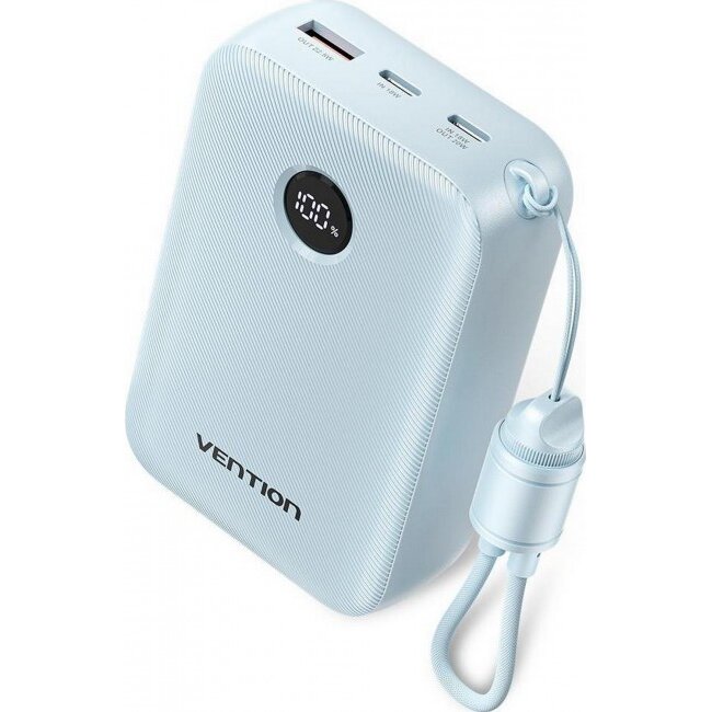 Baterie Externa 20000mAh 2 x USB-C 1x USB-A 22.5W Blue