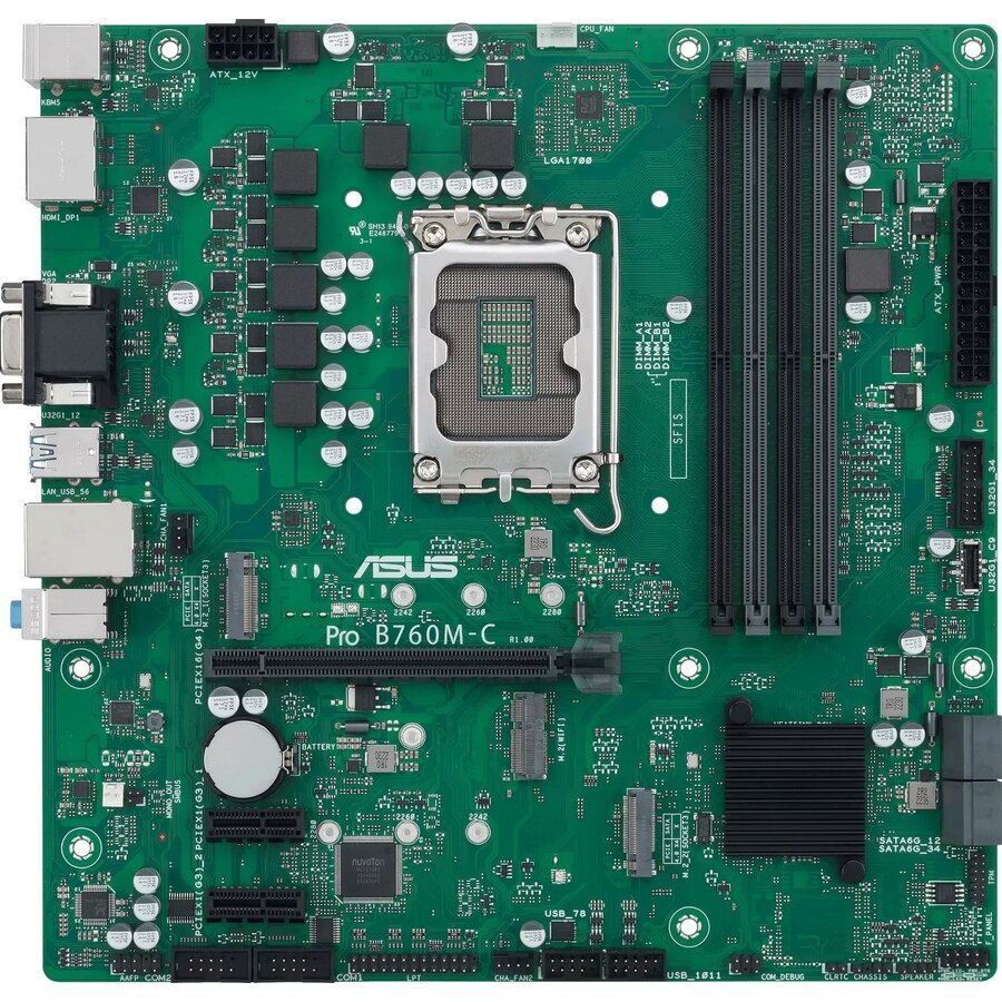 Placa de baza ASUS PRO B760M-CT-CSM - imagine 2