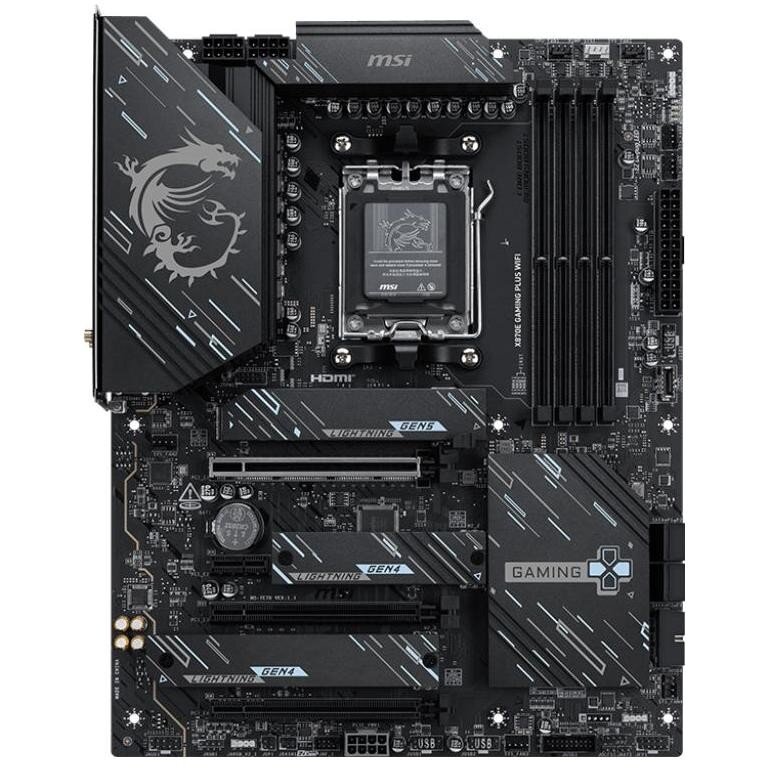 Placa de baza MSI X870E GAMING PLUS WIFI, AMD X870E, AM5, ATX, DDR5 - imagine 3