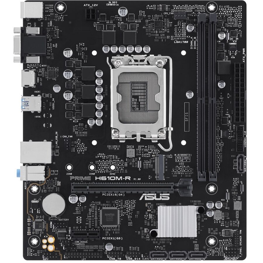 Placa De Baza PRIME H610M-R-SI Intel H610 LGA 1700 microATX