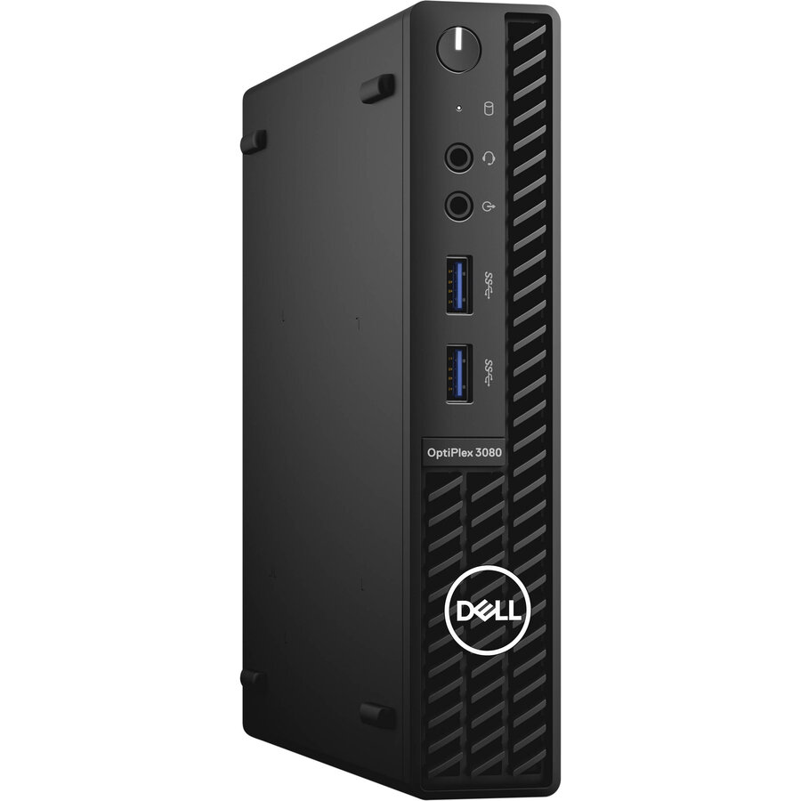 Mini PC Refurbished OptiPlex 3080 Intel Core i5-10500 8GB 256GB SSD Windows 11 Home Black
