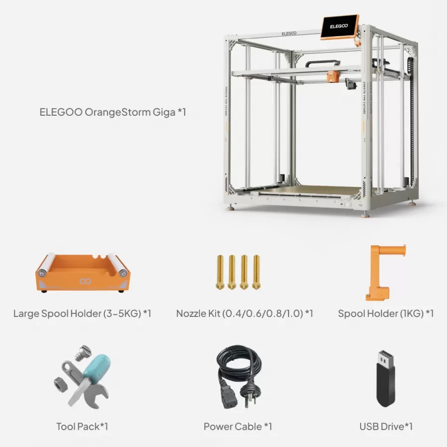 Imprimanta 3D Elegoo OrangeStorm Giga — imaginea 6
