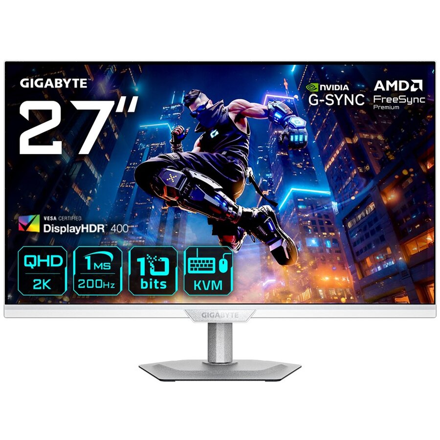 Monitor de Gaming M27Q2 QD ICE 27Inch QHD 2560 x 1440 200Hz 1ms 350 cd/m² FreeSync Premium Display HDR400 HDMI 2.0 Displayport 1.4