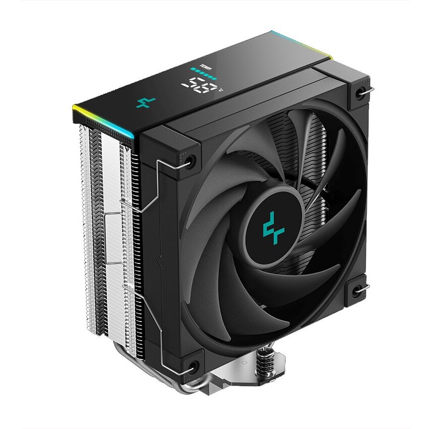 Cooler CPU DeepCool AK400 Digital SE, 120mm, 500 - 1850 rpm, aRGB (Negru) - imagine 2