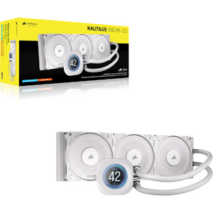 Cooler Procesor NAUTILUS 360 RS LCD AIO 360mm IPS PWM Zero RPM Intel/ AMD Alb