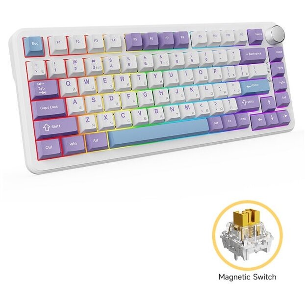 Tastatura Mecanica AK820 Max Purple Blue RGB