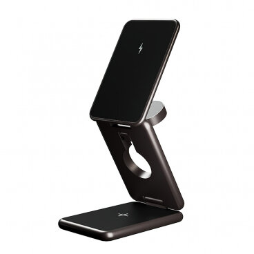 Incarcator Retea Wireless AWC-230-22WMS 3in1 22.5W 1.67A Gri