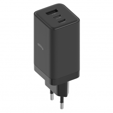 Incarcator Retea ATC-01-65WACC Fast 65W 3.25A 1 x USB-A - 2 x USB-C Negru