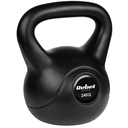 Kettlebell Rebel RBA-2322 Greutate 24Kg Negru