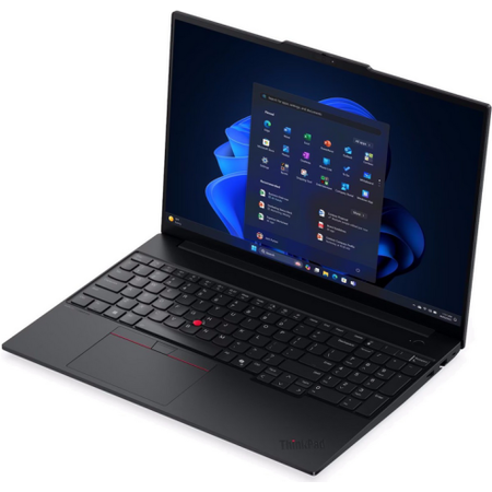 Laptop Lenovo ThinkPad E16 G3 WUXGA 16 inch Intel Core Ultra 5 225U 16GB 512GB SSD Windows 11 Pro Black