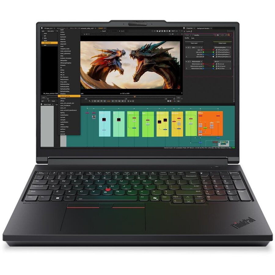 Laptop ThinkPad P16 Gen 3 16 WUXGA ULT7-255HX/32GB/1TB/NVIDIA RTX PRO 2000 Backwell 8GB/WIN11 Pro/ENG Backlit kbd/FP/3Y Warranty - imagine 2