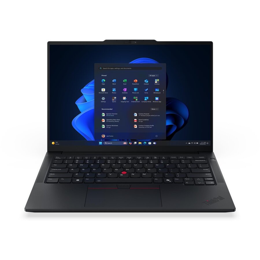 Laptop ThinkPad E14 Gen 7 14 WUXGA ULT5-228V/32GB/512GB/Intel Arc Graphics/WIN11 Pro/ENG Backlit kbd/Black/FP/3Y Warranty - imagine 2