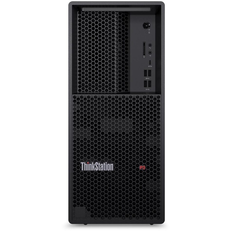 Sistem desktop ThinkStation P3 Tower G2 Intel Core Ultra 7 265 64GB 1TB SSD RTX 2000 Ada Windows 11 Pro Black