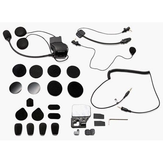 Casti SC-A0318 Universal Helmet Clip Kit with Speakers Negru