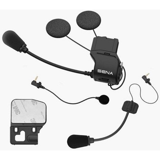 Casti SC-A0354 Universal Helmet Clip Kit HD Speakers Negru