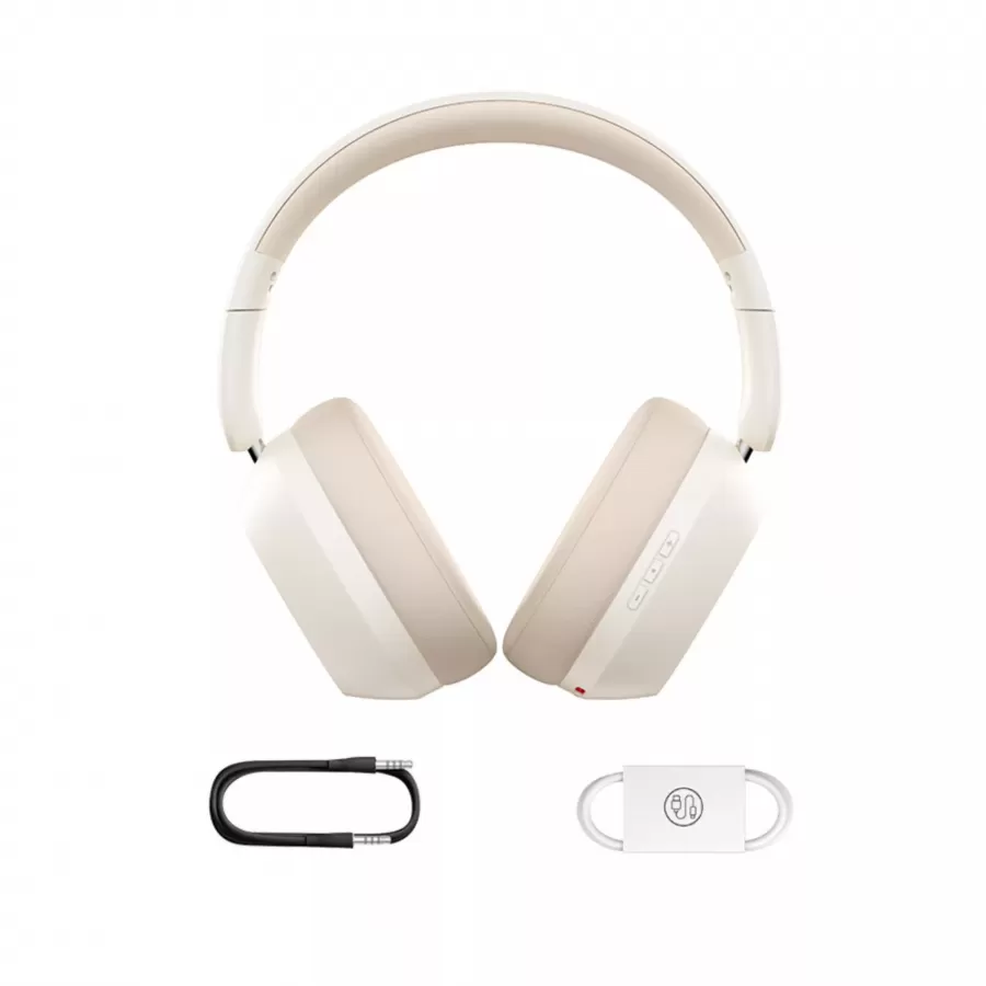 Căști Wireless Baseus Bass 35 Max Sunet 3D Surround Bluetooth 5.3 Alb — imaginea 5