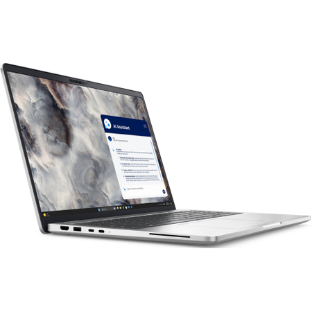 Laptop Dell Pro 16 Plus FHD+ 16 inch Intel Core Ultra 7 265U 64GB 1TB SSD Windows 11 Pro Silver