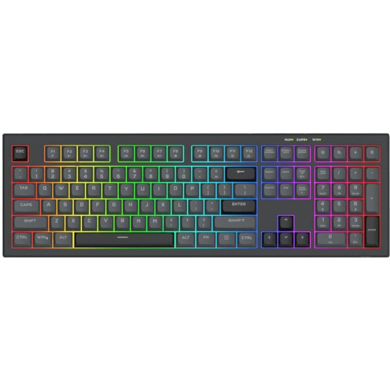 Tastatura Gaming Crux Iluminare RGB Negru