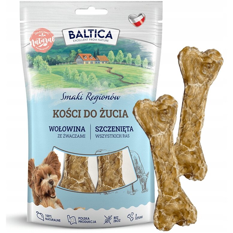 Recompensa pentru Câini BALTICA cu Vita 2 Bucăți