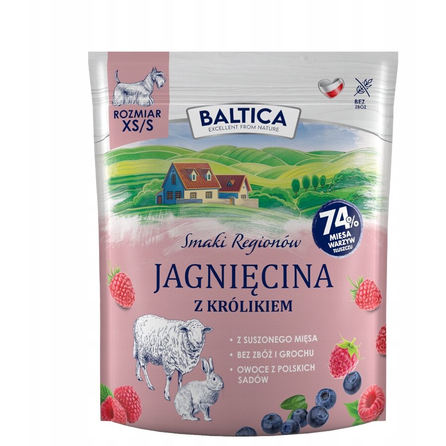 Hrana Uscata pentru Câini BALTICA cu Iepure XS / S 1 kg