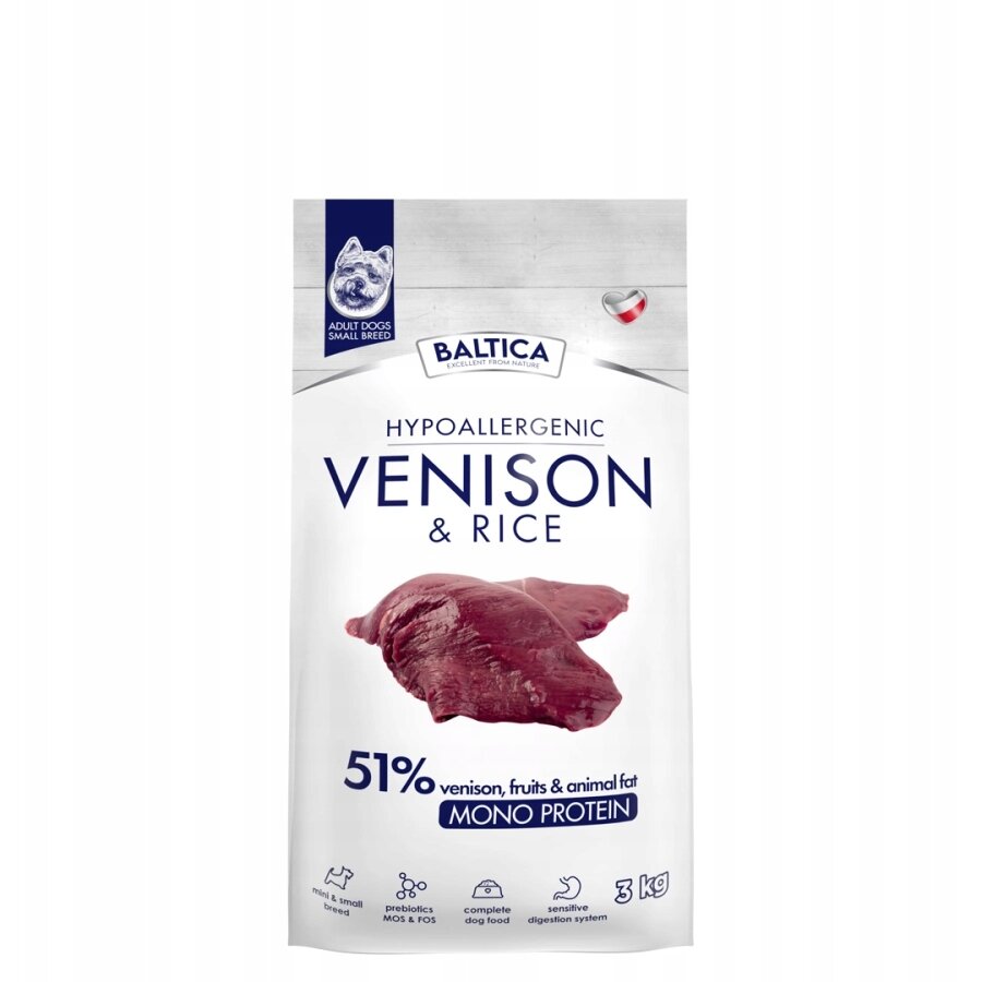 Hrana Uscata pentru Câini BALTICA cu Mistret și Orez XS/S 3 kg