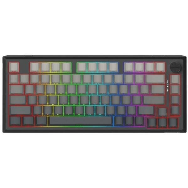 Tastatura Gaming Mecanica Bluetooth Cu Si Fara Fir Penumbra Pro Iluminare RGB Negru
