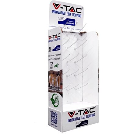 Stand carton cu 15 carlige metalice V-TAC SKU-NEWSTAND - imagine 2